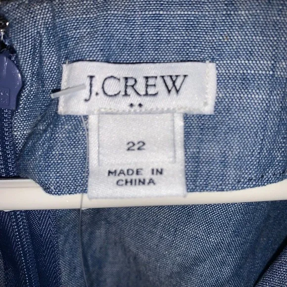 J. Crew Chambray faux-wrap Dress - Picture 4 of 7